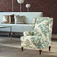thumbnail image 1 of 2x Silla de ala interior Solicitud de Solicitud de Wingback Sillones Cubiertas de muebles para la de dormitorio Lavabl - Verde Macarena Funda de sofá, 1 of 8
