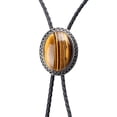 thumbnail image 2 of Western Cowboy Bolo material cuero para Hombre Accesorios Punk Fashion Necklace marrón Salvador Bolo Tie, 2 of 6