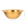 thumbnail image 2 of unbranded Bowl Multifuncional De Acero Inoxidable Dorado Para Ensaladas Y Ramen En Casa, 2 of 6