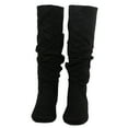 thumbnail image 3 of Soda Women's Round Toe Slouchy Knee High Boot, Black Imsu ,  55 M US, 3 of 7