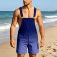 thumbnail image 2 of WAYUTE Bib Overalls Men Lightweight Gradient Color Jumpsuit with Adjustable Straps and Front Pocket Design Casual Summer Beach Outdoor, 2 of 6