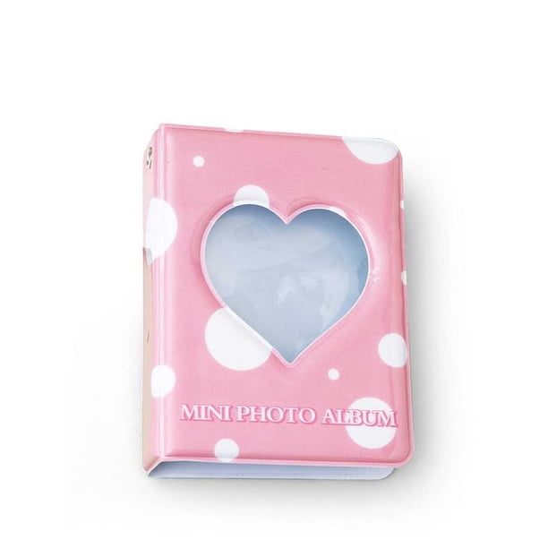 Sidaley Álbum de fotos Soporte de fotografía Colección de memoria Mano de obra fina Suministros para el hogar Carpeta de fotos 40 páginas Colector Accesorios para fotos patrón de puntos