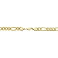 thumbnail image 4 of KoolJewelry 14k Yellow Gold Filled Solid Figaro Link Chain Necklace (7.8 mm, 30 inch), 4 of 8