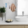 thumbnail image 4 of 9 Pieces Acrylic Self Adhesive Razors Holder Hooks Shower Hook for Bathroom Kitchen Organizer Razors Plug Towel (Clear), 4 of 6