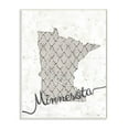 thumbnail image 2 of Stupell Industries Minnesota Patterned Grey US State Design Wall Plaque by Ziwei Li, 2 of 5