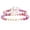Hot Pink, variant on Bracelets for Mom and Daughter Relatable Kindergarten Theme Jewelry for Everyday Wear Family Bond Accessory,13.97 20.32 cm,Red