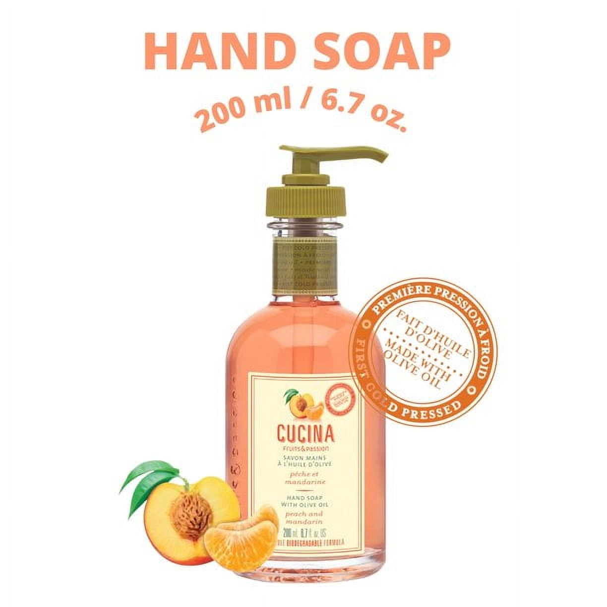 Fruits & Passion Cucina Peach and Mandarin Hand Soap 200ml