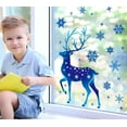 thumbnail image 6 of LINLIN Christmas Window Stickers, 10 Sheets Christmas Elk Snowflake Wall Stickers Christmas Window Decorations DIY Window Door Stickers for Home Shop Party Christmas Decorations, 6 of 7