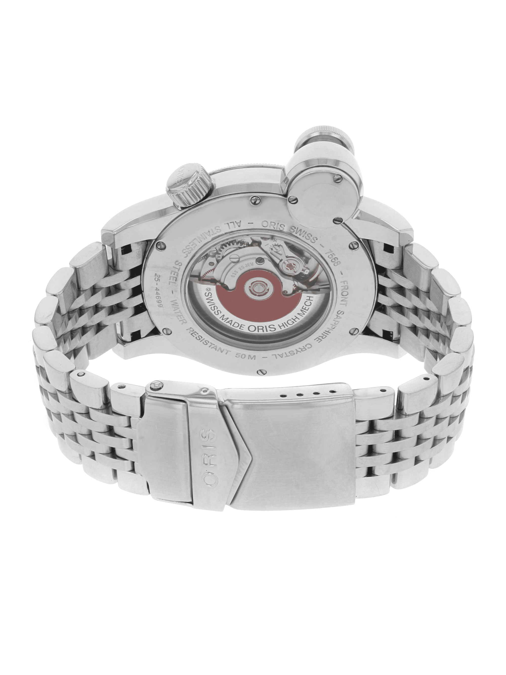 Oris Flight Timer Black Dial Day Date Steel Automatic Mens Watch 63575684064 Walmart