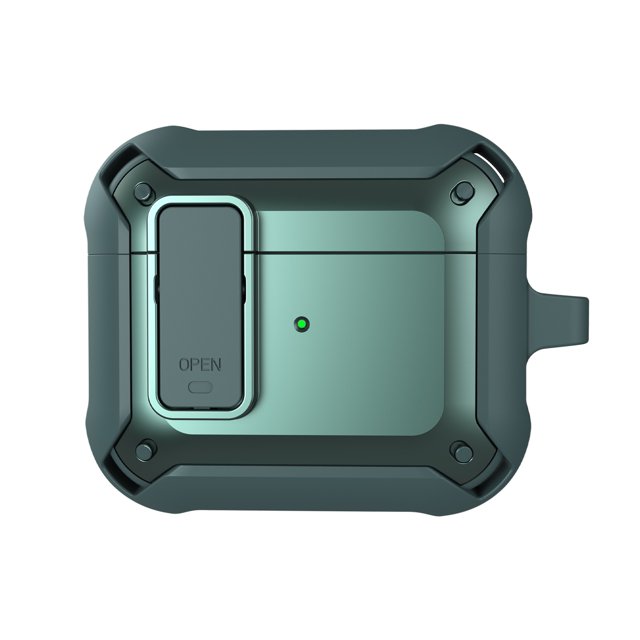 Electroplate PC + TPU Funda protectora a prueba de golpes para AirPods 1/2 Auriculares