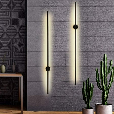 

CURNRN Waterproof 1M Long Linear Wall Lamp for Indoor Lighting Fixture in Bedroom Elegant Bedside Light Strip