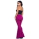 thumbnail image 3 of Minnieouse Pantalones acampanados versátiles de algodón para mujer con pantalones acampanados de cintura alta con ajuste elástico Prendas para la parte inferior del cuerpo púrpura l, 3 of 6