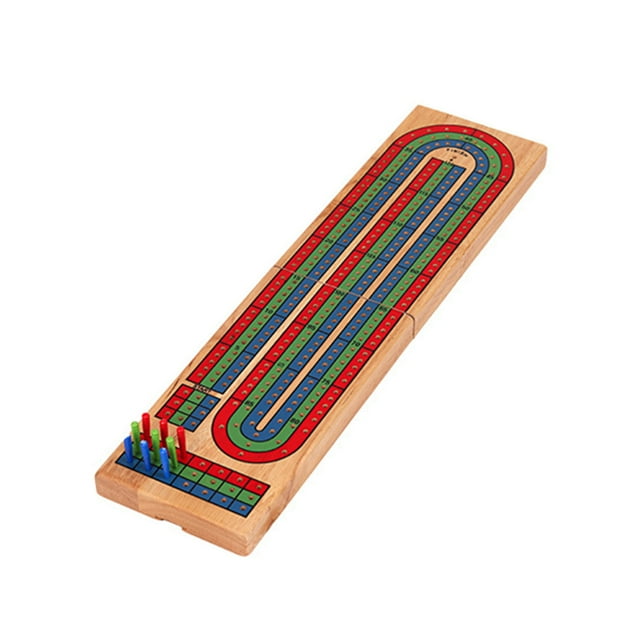 Baohd 1/2/3 Fun And Excitement To Any Occasion With Board Game Classic Fashion And Stylish Cribbage Board Game colored 1 Pc