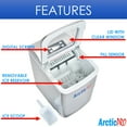 thumbnail image 4 of Arctic-Pro La Machine à Glace Rapide Numérique Argent, Fait 2 Tailles de Glace, 4 of 6