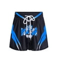 thumbnail image 3 of TiaoBug Kids Boys Boxing Fight Shorts MMA Muay Thai Grappling Kickboxing Shorts Gym Training Combat Boxers Light Blue 8, 3 of 5