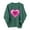 Green, variant on Valentines Day Sweatshirts Women Cute Heart Funny Valentine Pullover Sweater Tops Casual Long Sleeve Shirts, M Pink