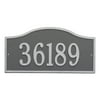 Personalized Whitehall Rolling Hills 1-Line Grand Wall Plaques in Pewter/Silver