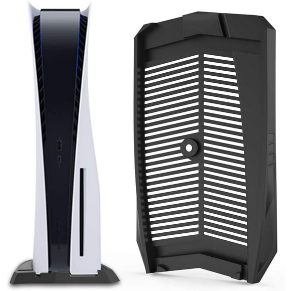 PS5 Vertical Stand for Playstation 5 with Built-in Cooling Vents and Non-Slip Feet, Specially Designed for PS5 Ultra HD Console(CD-ROM Version)