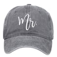 thumbnail image 5 of Baseball Cap Womens Cross Ponytail Baseball Cap for Running Fishing Casual gray mr, 5 of 8