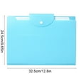 thumbnail image 2 of Eoozwa 12 Pocket A4 Document Organizer Folder Multi Grid Plastic File for Office Home Paper Storage Portable Accordion Filing System, 2 of 6