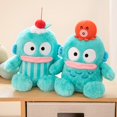 thumbnail image 4 of 11/38CM Sanrio Genuine Cartoon Hatton Ugly Fish Plush Toys Funny Octopus Hat Super Soft Cute Children Plush Doll Pendant Pillow, 4 of 5