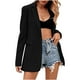 thumbnail image 1 of Moda mujer manga larga frente abierto ropa de abrigo suelta blusa sólida abrigo Tops botón bolsillos blusa Fridja  hkj3526, 1 of 9