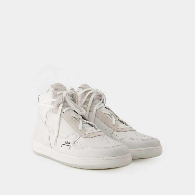 【関税込み】Luol Hi Top Sneakers - A Cold Wall - Leather - W A-Cold-Wall* Male Luol Hi Top Sneakers - Leather - White