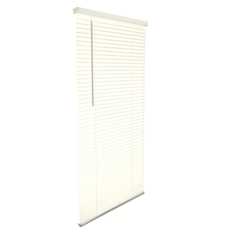 Details about   CHICOLOGY Cordless 1-inch Vinyl Mini Blinds Gloss White 
