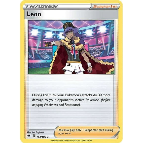 Pokemon Vivid Voltage Leon #154