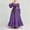 Purple, variant on ZGRBOU Women's Renaissance Off Shoulder Dress Victorian Corset Ruffle Medieval Costume Halloween Cosplay Party Long Dress