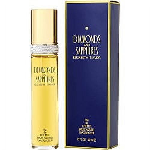 DIAMONDS & SAPHIRES by Elizabeth Taylor Eau De Toilette Spray 1.7 oz