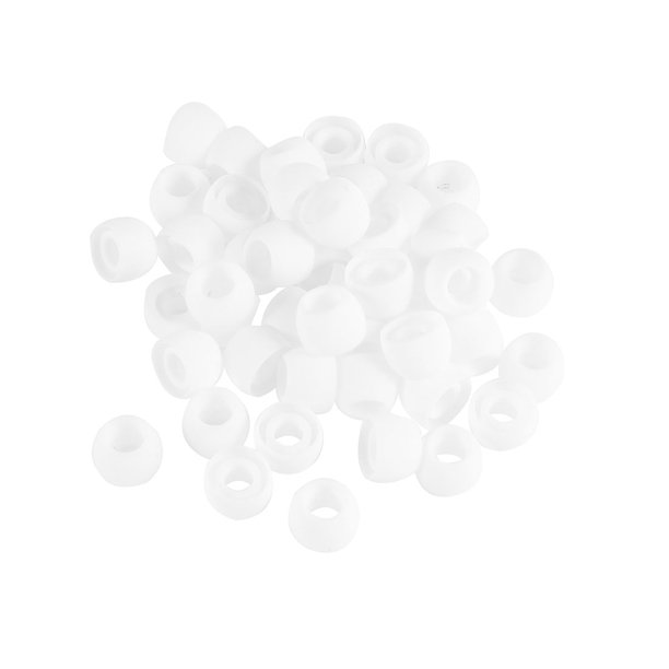 Unique Bargins 50pcs White Replacement Ear Tips, Silicone Earbud for in