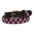 thumbnail image 2 of Kids 1" Snap On Punk Rock Studded Leather Belt, 2 of 6