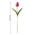 thumbnail image 4 of Toystoory Mini flor artificial, lirio único, tulipán, flor monarca, flor falsa de PU, decoración para el hogar y la Oficina, decoración para Flores artificiales Rosa roja Toystoory HA6563-10B, 4 of 6