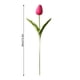 thumbnail image 4 of Bearachild Mini flor artificial, lirio único, tulipán, flor monarca, flor falsa de PU, decoración para el hogar y la Oficina, decoración para Flores artificiales Rosa roja Bearachild HA6563-10B, 4 of 6
