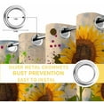 thumbnail image 4 of Fsddascl Watercolor Sunflowers Blackout Curtains for Bedroom/Living Room, Thermal Insulated Kitchen Curtains, Farmhouse Retro Botanical Floral Grommet Darkening Window Treatment Drapes 52"x63"x2, 4 of 6