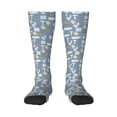 thumbnail image 1 of Balery Blue Bathroom Calcetines novedosos Calcetines deportivos Calcetines hasta la rodilla Calcetines de algodón Calcetines originales y geniales, 1 of 6
