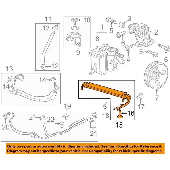 ACDelcoGenuine GM Power Steering Fluid Cooler 22846972