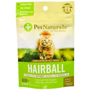 Angle View: (4 Pack) Pet Naturals of Vermont, Hairball, For Cats, 30 Chews, 1.59 oz (45 g)