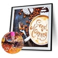 thumbnail image 3 of Cuadros Decorativos 5D DIY taza de café de la mañana completo redondo diamante pintura mosaico cuadros abstractos JShteea Nuevos Originales, 3 of 9
