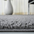 thumbnail image 4 of SAFAVIEH August Arvel Solid Plush Shag Area Rug, Grey, 4' x 6', 4 of 10