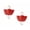 A, variant on Ant Moat for Hummingbird Feeders and Oriole Feeders - 5 OZ x 2 Pack Red Umbrella Hanger Ant Guard with Hooks for Garden