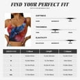 thumbnail image 5 of Naloa Vibrant Hummingbird Watercolor Art Sports Bras for Women,Sports Bras for Women High Support with Removable Pads-Medium, 5 of 8