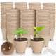 thumbnail image 1 of Macetas Redondas para Vivero de Plantas con Orificios de Drenaje, Bandejas de de Semillas Pequeñas una Granel, Contenedores Biodegradables para Brotes de Jardín-L, 1 of 5