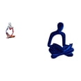 thumbnail image 1 of Estatua de resina de pensador abstracto, figura decorativa, escultura coleccionable para dormitorio, oficina, tienda, estantería, cajón, arte humano,, 1 of 8