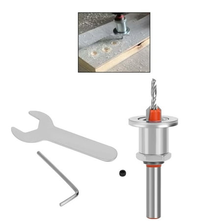 

Brad Point Drill Bit Countersink Height Adjustable Simple Installation