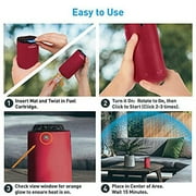 Thermacell Patio Shield Mosquito Repeller with 12-Hour Refill, Magenta