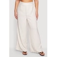 thumbnail image 3 of Women's Plus Size High Waisted Wide Leg Pinstripe Pants, 3 of 4