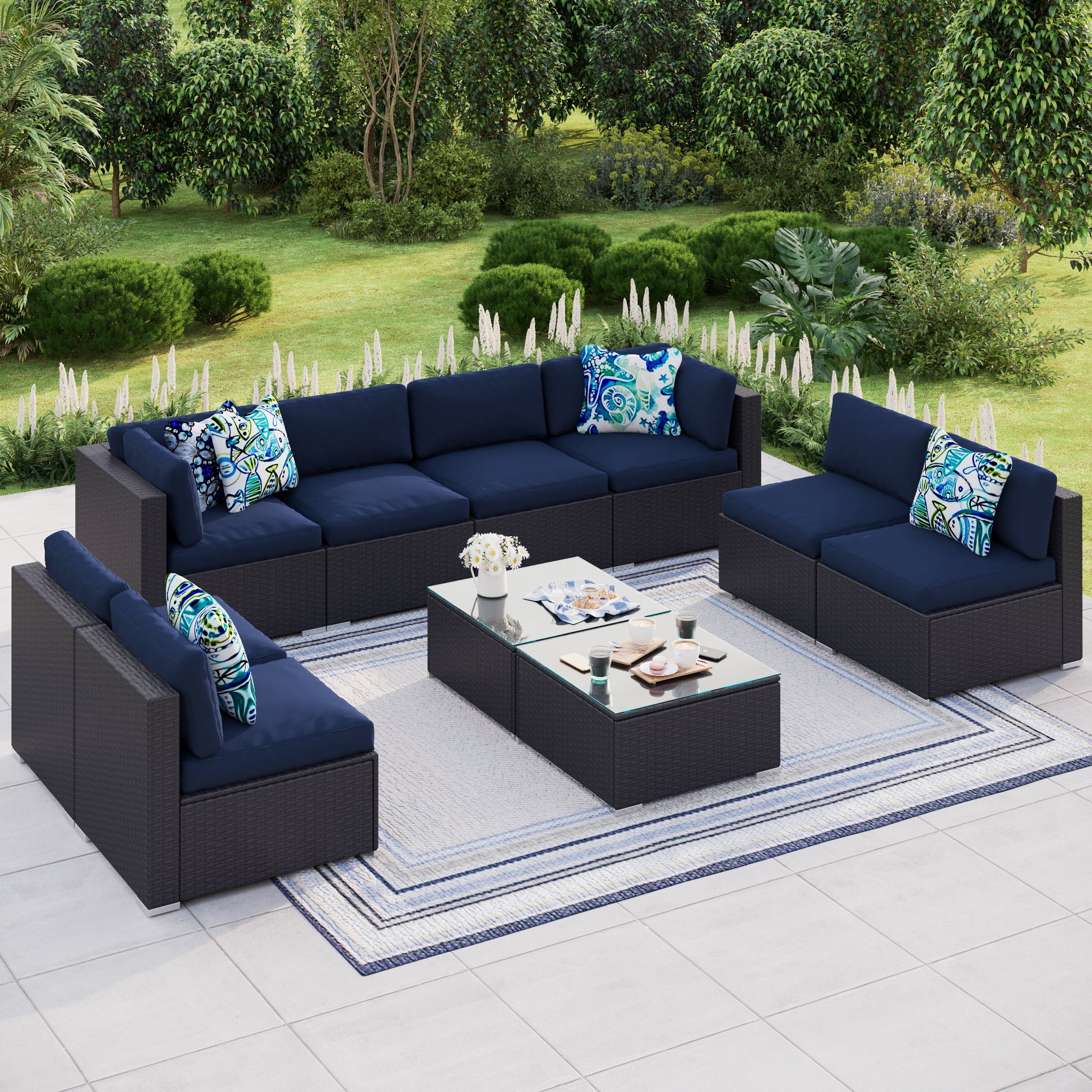Studio online rattan set