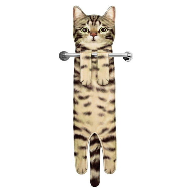 Toallas de mano AGRIMONY Cat Funny para baño y cocina